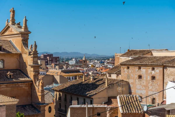 Luchtfoto Van San Patricio Collegiale Spaanse Stad Lorca — Stockfoto