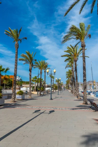 Promenade Bord Mer Cartagena Espagne — Photo
