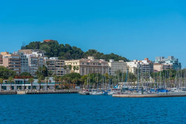 Marina Přístavu Cartagena Castillo Koncepcion Španělsko — Stock fotografie