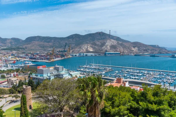 Aerial View Port Cartagena Spain — Stock Photo, Image