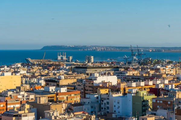 Aerial View Port Alicante Spain — Stock Photo, Image