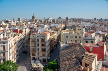 Placa 'nın havadan görünüşü İspanya, Valencia' da Kürkler
