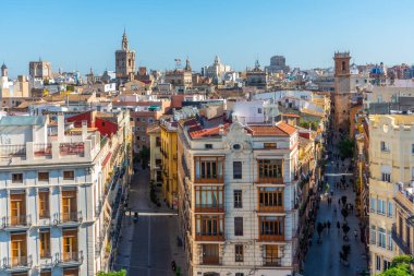Placa 'nın havadan görünüşü İspanya, Valencia' da Kürkler