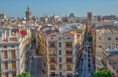 Placa 'nın havadan görünüşü İspanya, Valencia' da Kürkler