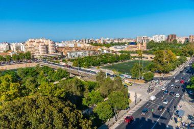 İspanya Valencia 'daki kutsal üçlünün kraliyet manastırı manzarası.