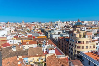Valencia şehir merkezi Torres de Quart, İspanya 'dan