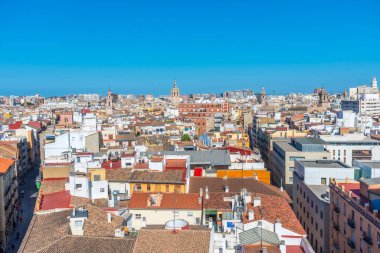Valencia şehir merkezi Torres de Quart, İspanya 'dan