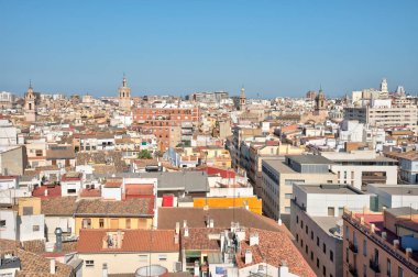 Valencia şehir merkezi Torres de Quart, İspanya 'dan