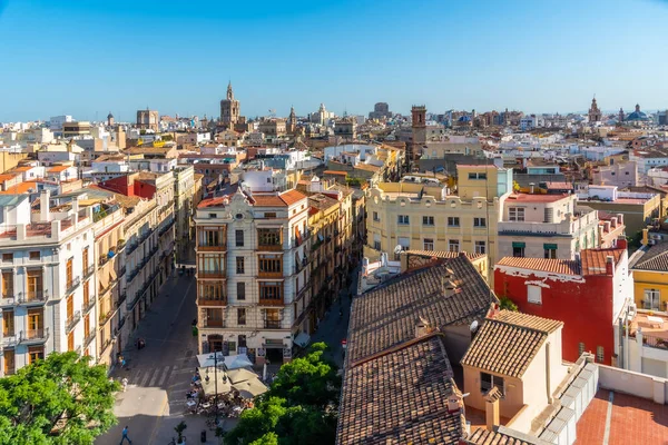 Luftaufnahme Der Placa Dels Furs Valencia Spanien — Stockfoto