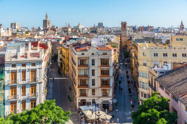 Vista Aérea Placa Dels Furs Valência Espanha — Fotografia de Stock