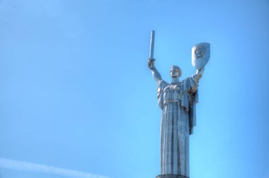 Dinyeper 'i geçme heykeli İkinci Dünya Savaşı' nın anısına, Kiev, Ukrayna