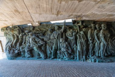 Ukrayna, Kiev 'deki Anavatan Anıtı' nda heykeller