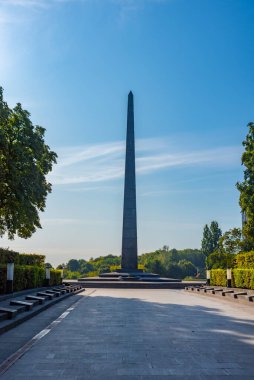 Kiev, Ukrayna 'da bilinmeyen bir askerin anıtı