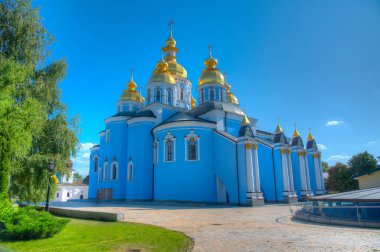 Ukrayna Kiev 'deki St. Michael' s Altın Kubbe Manastırı