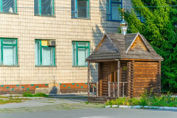 Casas Chernobyl Cidade Ucrânia — Fotografia de Stock