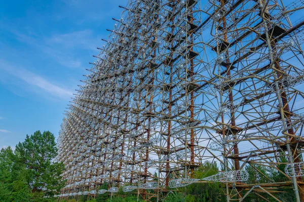 Construcción Acero Estación Radar Duga Ucrania — Foto de Stock
