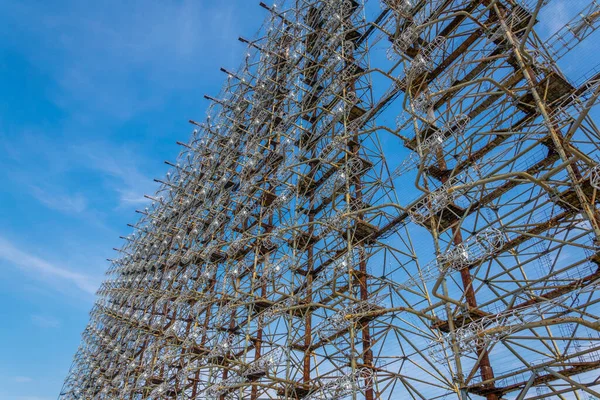 Construcción Acero Estación Radar Duga Ucrania — Foto de Stock