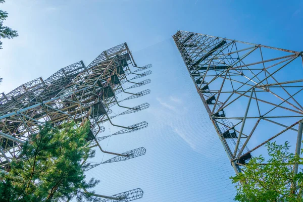 Costruzione Acciaio Della Stazione Radar Duga Ucraina — Foto Stock