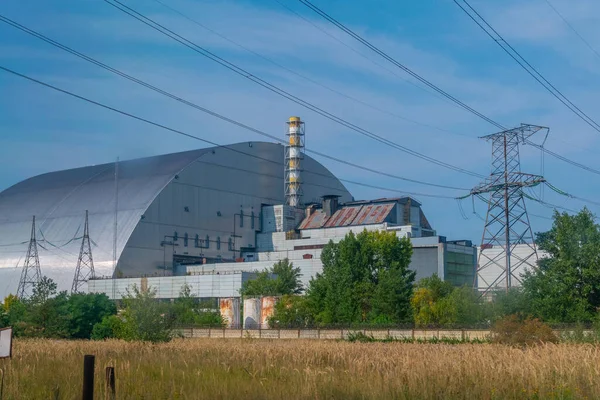 우크라이나에서 체르노빌 발전소의 새로운 — 스톡 사진