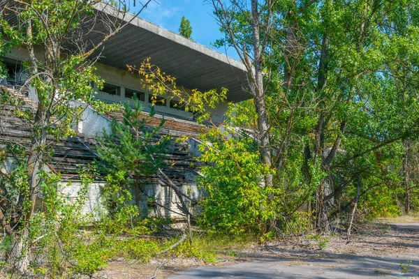 Verlaten Stadion Pripyat Stad Oekraïne — Stockfoto