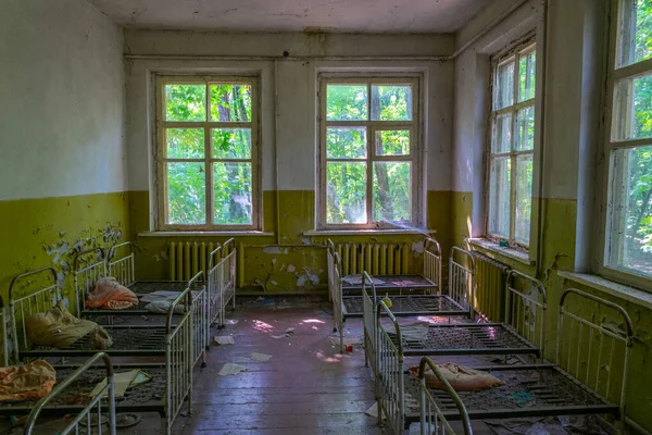 우크라이나 체르노빌 지역에 유치원 내부의 — 스톡 사진