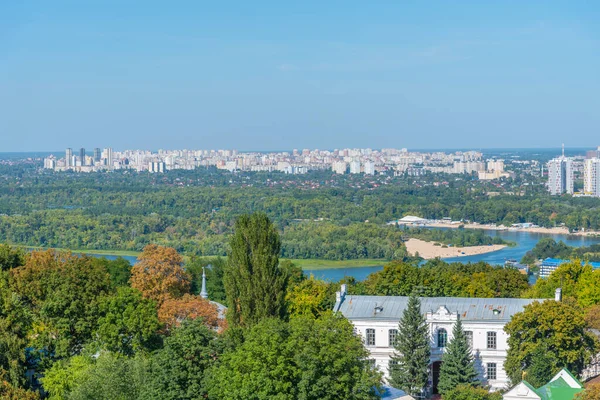 Cityscape Kyiv Looked Dnieper River Ukraine — стокове фото