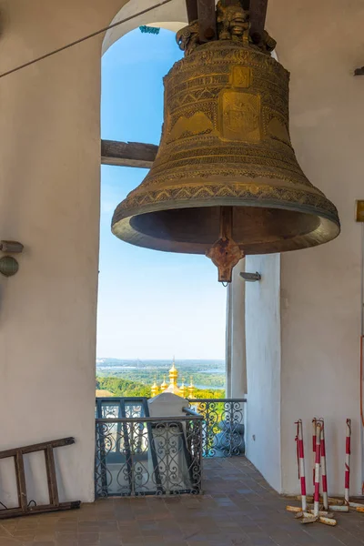 Bell at bell tower of Kiev Pechersk lavra in Kiev, Ukraine