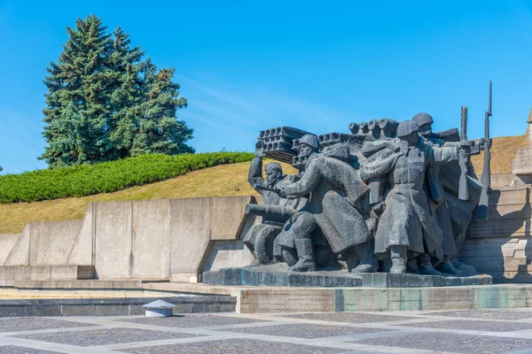 Esculturas Monumento Patria Kiev Ucrania — Foto de Stock