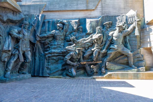 Sculptures Mémorial Patrie Kiev Ukraine — Photo