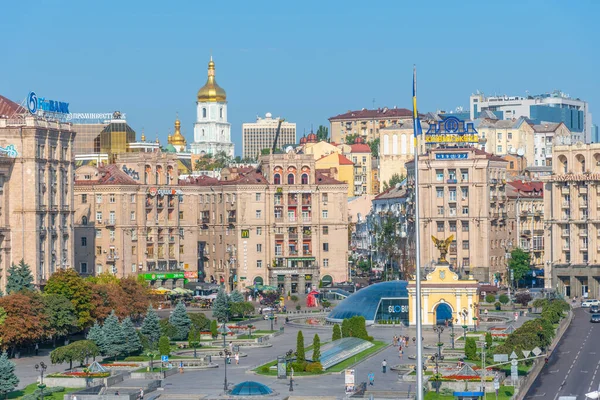 Kyiv Ukraine August 2019 View Independence Square Kyiv Ukraine — 图库照片