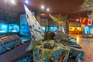 KYIV, UKRAINE, 29 AĞUSTOS 2019: Ukrayna 'nın Kiev, Ukrayna' daki Büyük Vatanseverlik Savaşı Devlet Müzesi