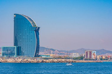 BARCELONA, SPAIN, 30 HAZİRAN 2019: Barcelona Rıhtımı