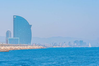 BARCELONA, SPAIN, 30 HAZİRAN 2019: Barcelona Rıhtımı