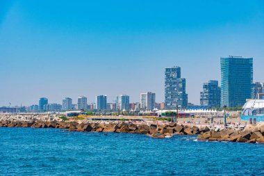 BARCELONA, İspanya, 30 Haziran 2019: Barcelona, İspanya 'da liman forumu