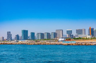 BARCELONA, İspanya, 30 Haziran 2019: Barcelona, İspanya 'da liman forumu