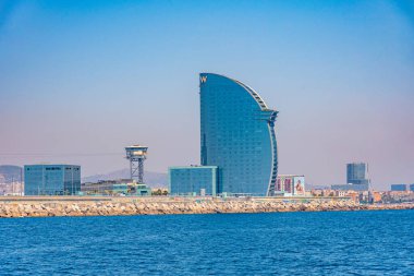 BARCELONA, SPAIN, 30 HAZİRAN 2019: Barcelona Rıhtımı