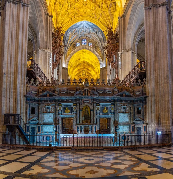 Sevilla Spain June 2019 Interior Cathedral Saint Mary See Sevilla — стокове фото