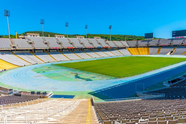 Barcelona Španělsko Června 2019 Interiér Olympijského Stadionu Barceloně Španělsko — Stock fotografie