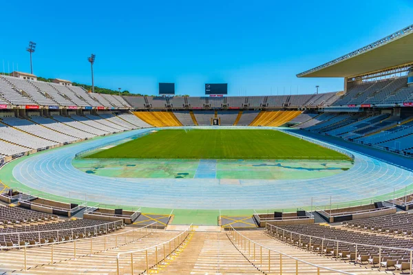 Barcelona Spanya Haziran 2019 Barcelona Spanya Olimpiyat Stadyumu Nun Içi — Stok fotoğraf