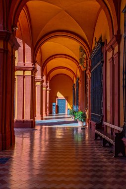 SEVILLA, İspanya, 25 Haziran 2019: Sala de las Bovedas İspanya 'da gerçek alcazar de Sevilla' da