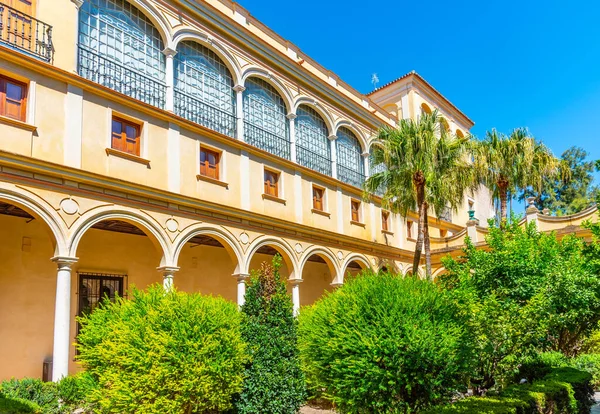 Sevilla Spain June 2019 Patio Monteria Real Alcazar Sevilla Spain — стокове фото