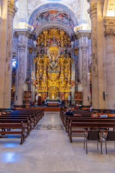 Sevilla Ισπανια Ιουνιου 2019 Εσωτερικό Της Εκκλησίας Του Divino Salvador — Φωτογραφία Αρχείου