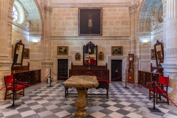 Almeria Espagne Juin 2019 Chambre Décorative Intérieur Cathédrale Almeria Espagne — Photo