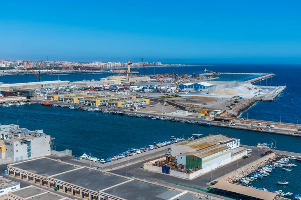 Almeria Spain Июнь 2019 View Port Almeria Spain — стоковое фото