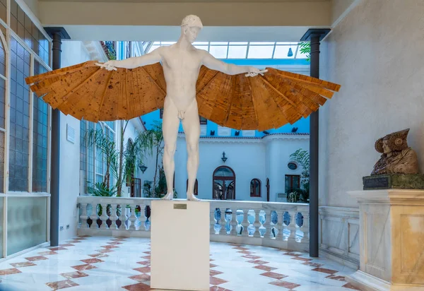Murcia Spain June 2019 Statue Icarus Real Casino Murcia Spain — стокове фото