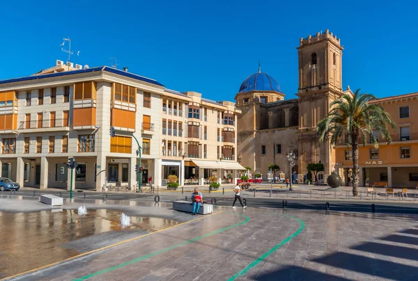 Elche Espanha Junho 2019 Vista Basílica Santa Maria Elche Espanha — Fotografia de Stock