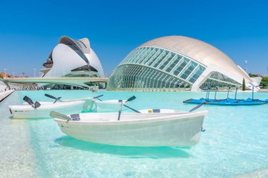 VALENCIA, İspanya, 17 Haziran 2019: Palau de les arts Reina Sofia, İspanya