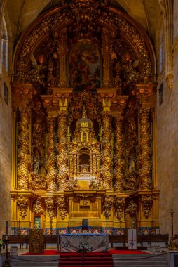 Salamanca, İspanya, 19 Mayıs 2019: Salamanca, İspanya 'da San Esteban Manastırı