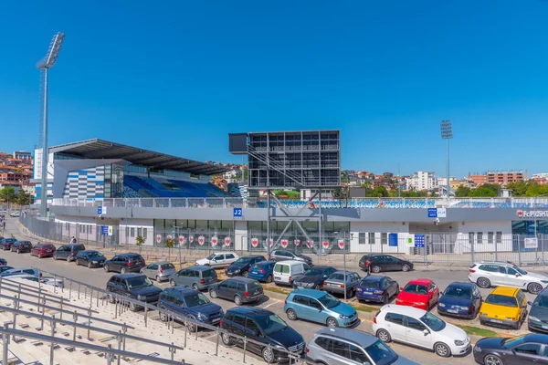 Prishtina Kosovo 2019 Fotbalový Stadion Prištině Kosovo — Stock fotografie