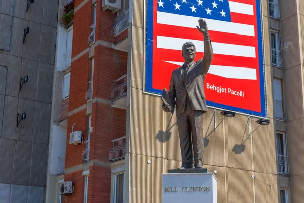 Prishtina Kosovo September 2019 Staty Bill Clinton Prishtina Kosovo — Stockfoto